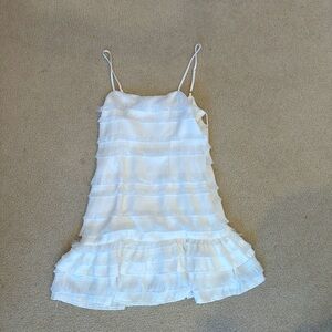 Cute white mini dress from princess polly